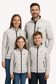 Full Sleeve Jacket with Full Zip and Zip Pocket - Family