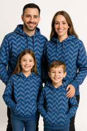 Full Sleeve Hoodie with Kangaroo Pocket - Family