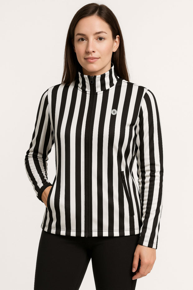 Full Sleeve Jacket with Full Zip and Zip Pocket - Female