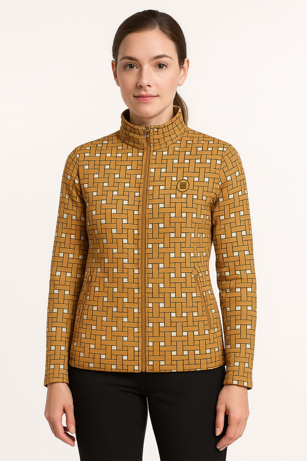 Full Sleeve Jacket with Full Zip and Zip Pocket - Female