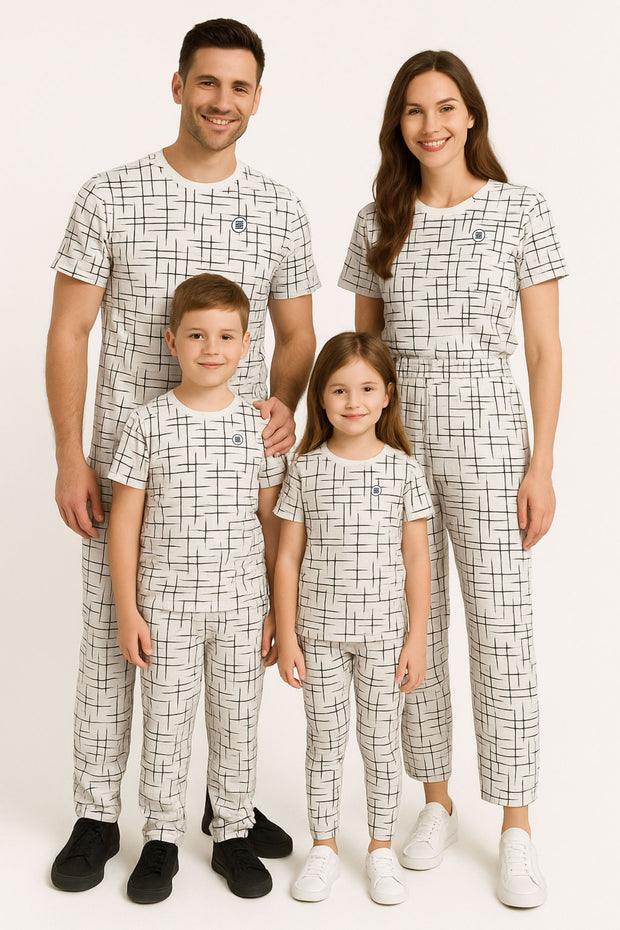 Half Sleeve Round Neck T-shirt - Family