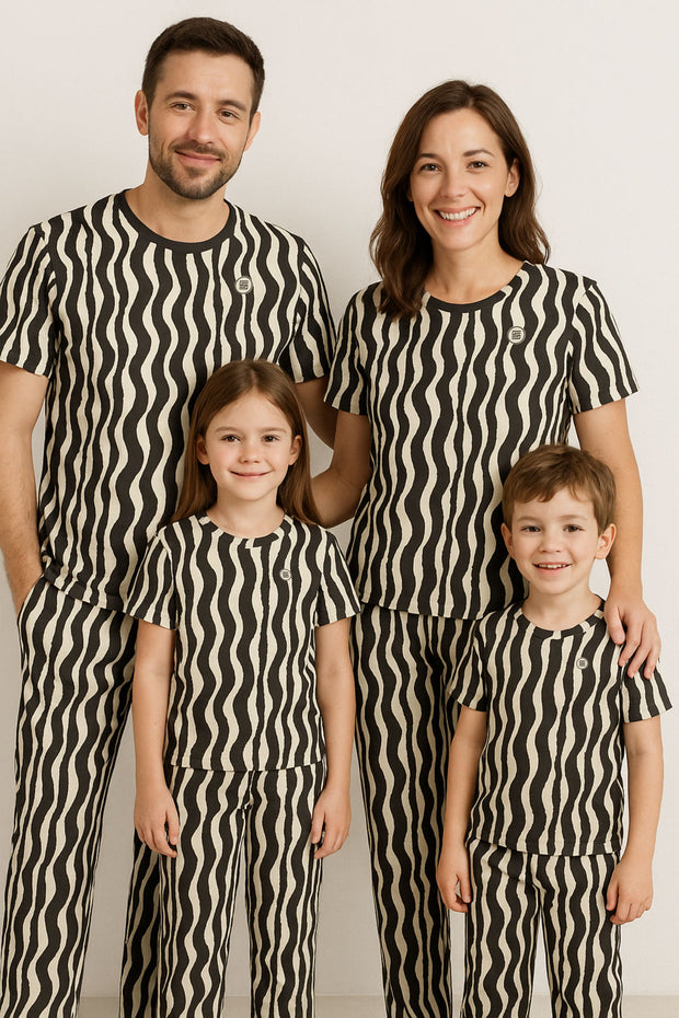 Half Sleeve Round Neck T-shirt - Family