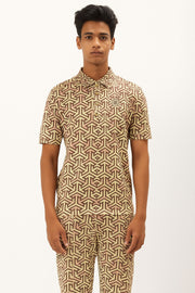 Polo Neck Button T-shirt Half Sleeve - Youth