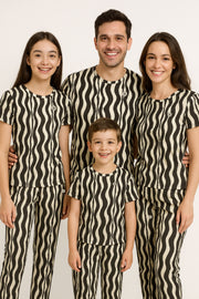 Half Sleeve Round Neck T-shirt - Family