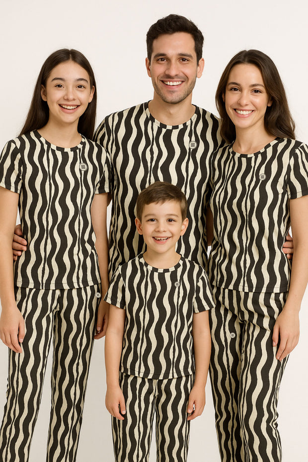 Half Sleeve Round Neck T-shirt - Family