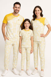 Half Sleeve Round Neck T-shirt - Family