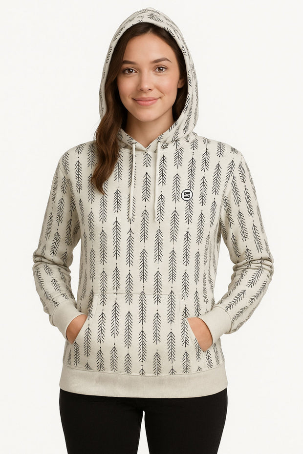 Full sleeve Hoodie with Kangaroo Pocket - Female
