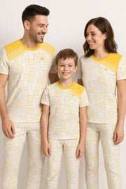 Half Sleeve Round Neck T-shirt - Family