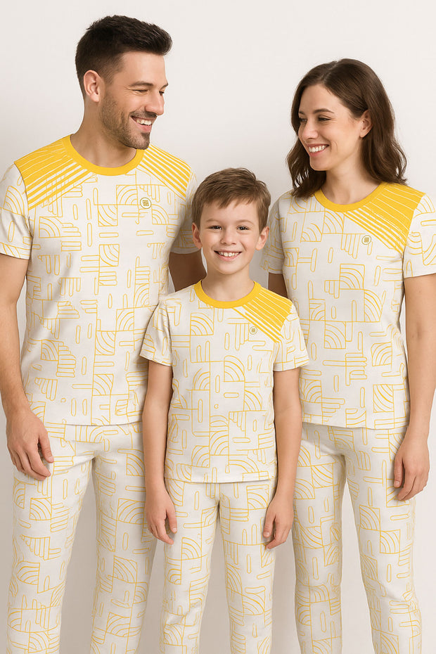 Half Sleeve Round Neck T-shirt - Family