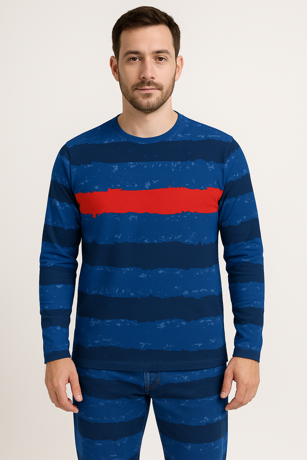 Regular Full Sleeve Round Neck T-shirt - Male