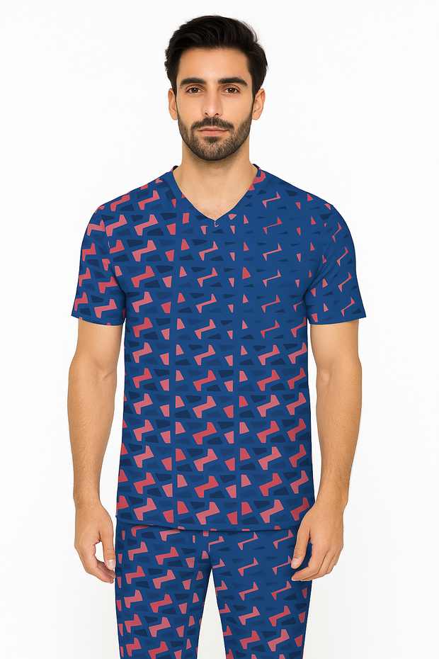 Regular Half Sleeve V Neck T-shirt - Male