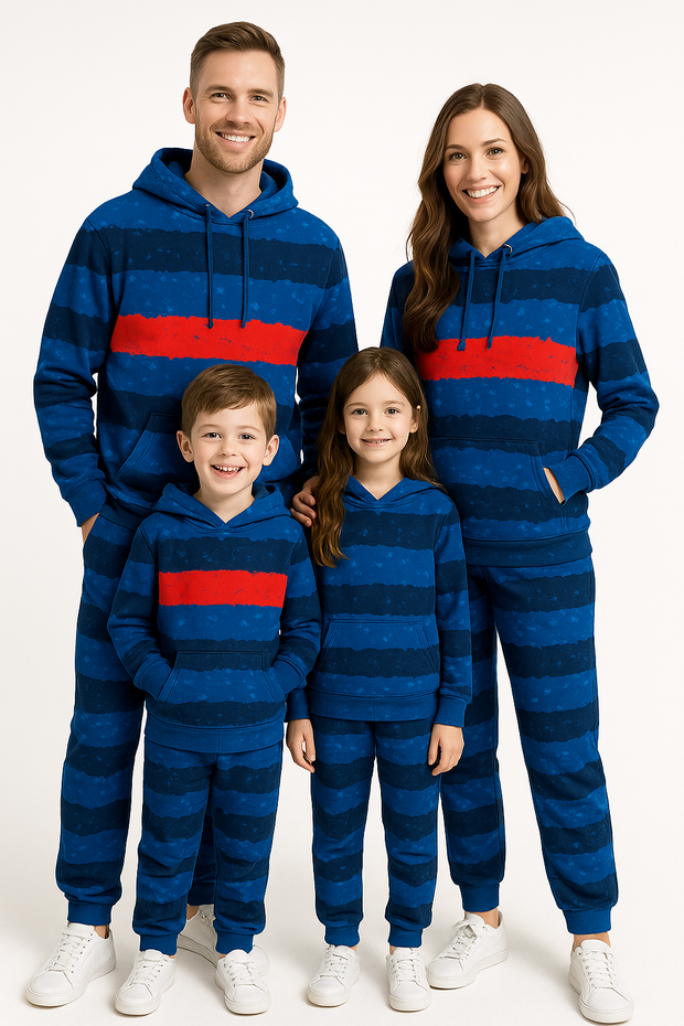 Full Sleeve Hoodie with Kangaroo Pocket - Family