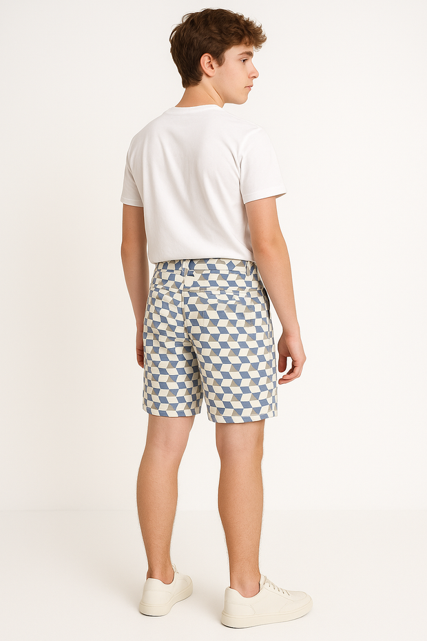 Shorts with Back Yoke and Zip Pocket - Youth