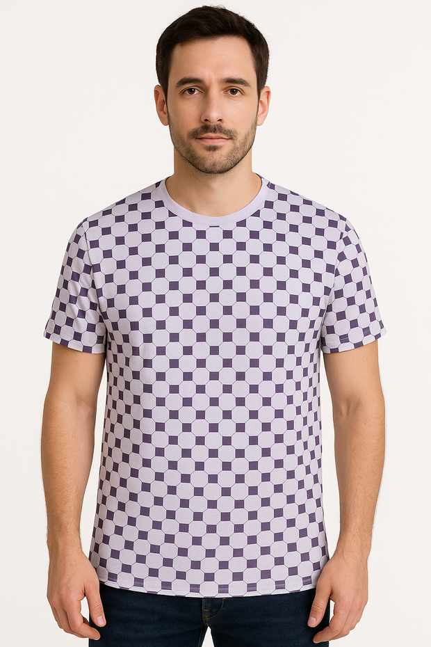 Regular Half Sleeve Round Neck T-shirt - Male