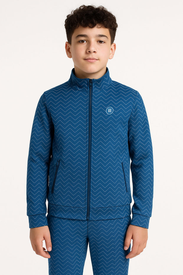 Jacket with Full Zip and Zip Pocket Full Sleeve - Youth