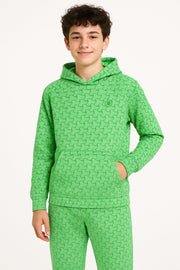 Hoodie with Kangaroo Pocket Full Sleeve  - Youth