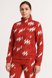 Full Sleeve Jacket with Full Zip and Zip Pocket - Female