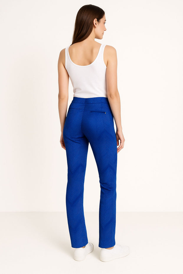 Pant with Back Yoke and Zip Pocket Full Length
