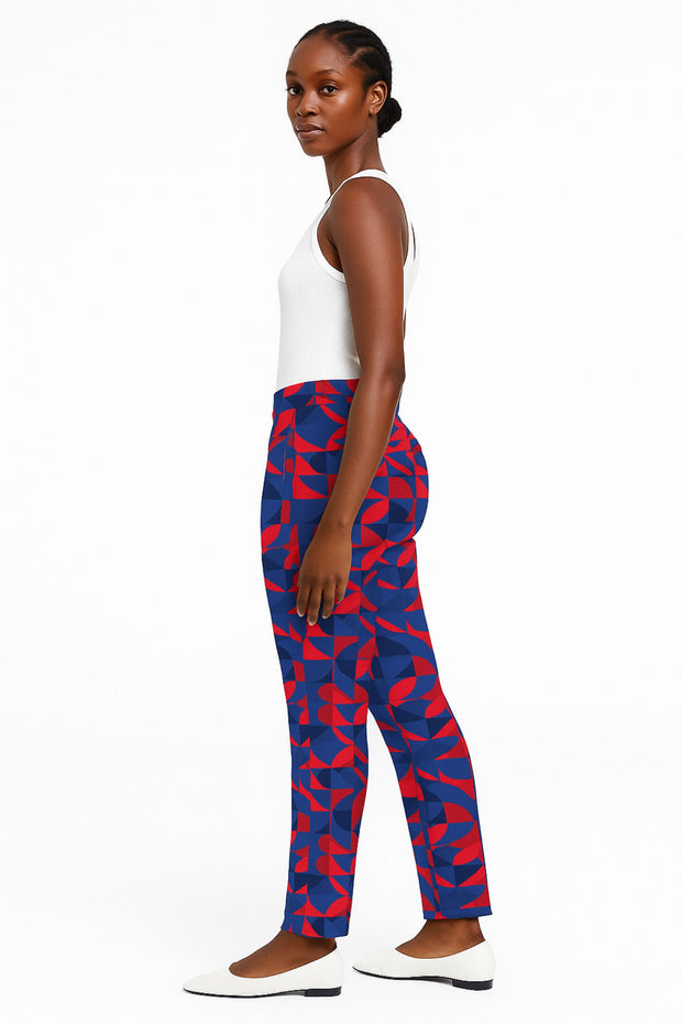 Pant with Back Yoke and Zip Pocket Full Length