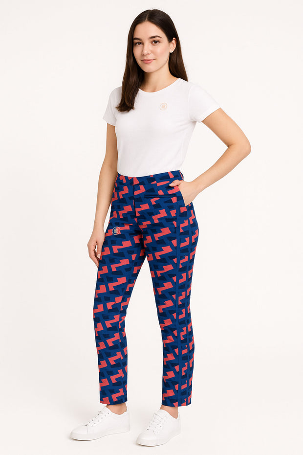 Pant with Back Yoke and Zip Pocket Full Length
