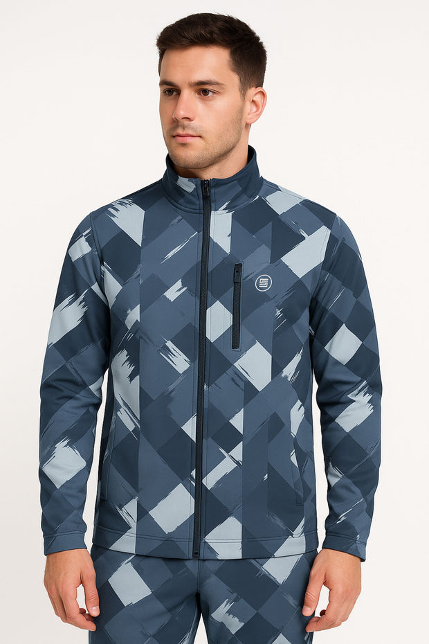 Regular Full Sleeve Jacket with Full Zip and Zip Pocket
