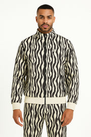 Regular Full Sleeve Jacket with Full Zip and Zip Pocket - Male