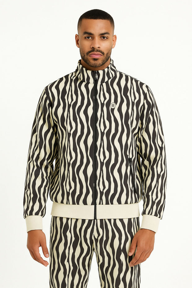 Regular Full Sleeve Jacket with Full Zip and Zip Pocket - Male