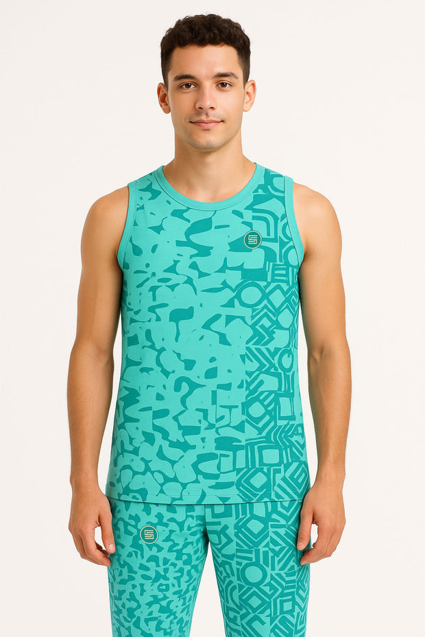 Round Neck T-shirt Sleeveless