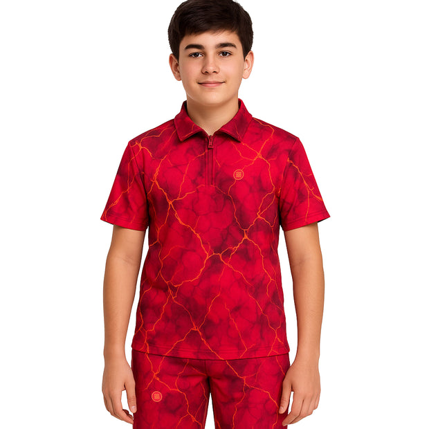 Polo Neck No Plank T-shirt Half Sleeve - Youth