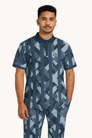 Polo Neck Button T-shirt Half Sleeve - Youth