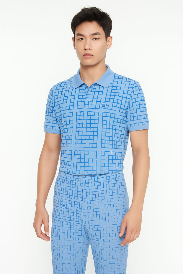 Polo Neck No Plank T-shirt Half Sleeve