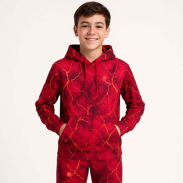 Hoodie with Kangaroo Pocket Full Sleeve  - Youth