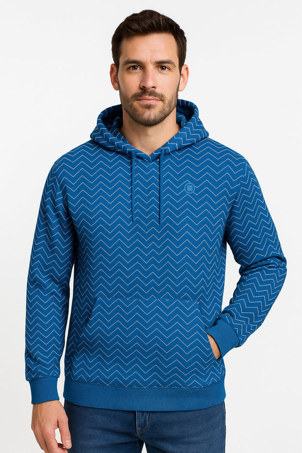 Regular Full Sleeve Hoodie with Kangaroo Pocket - Male