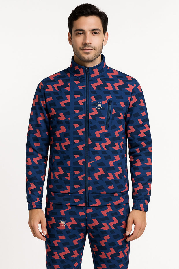 Regular Full Sleeve Jacket with Full Zip and Zip Pocket