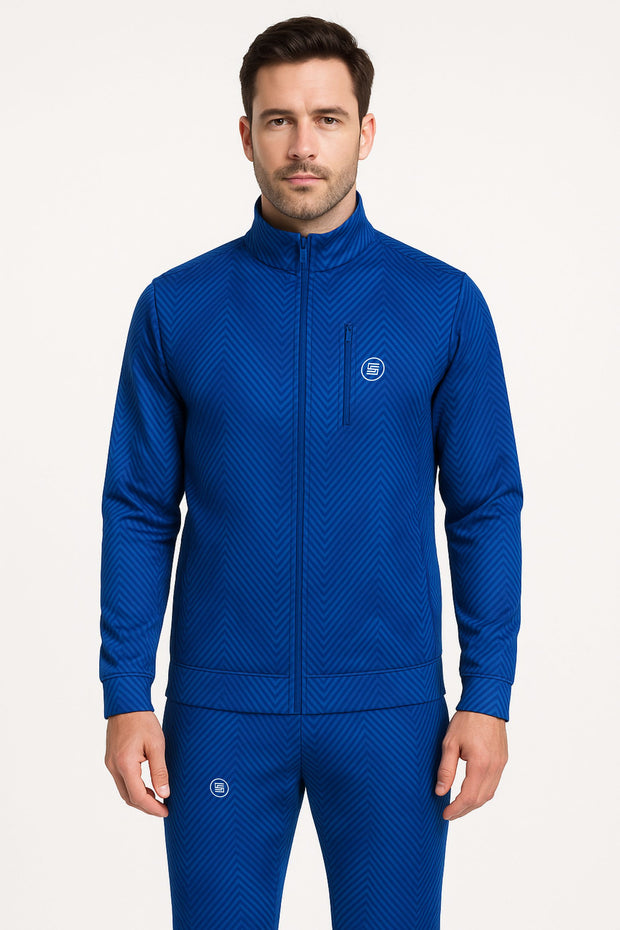 Regular Full Sleeve Jacket with Full Zip and Zip Pocket