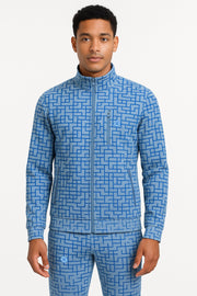 Regular Full Sleeve Jacket with Full Zip and Zip Pocket