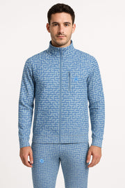 Regular Full Sleeve Jacket with Full Zip and Zip Pocket