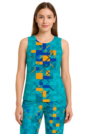 Sleeveless Round Neck T-shirt - Female