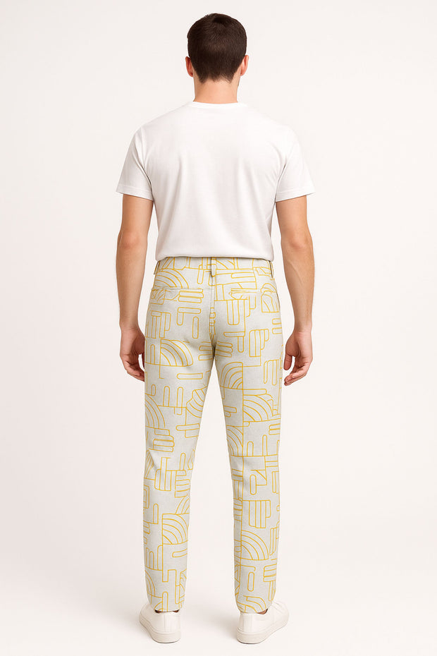Full Length Pant with Back Yoke and Zip Pocket