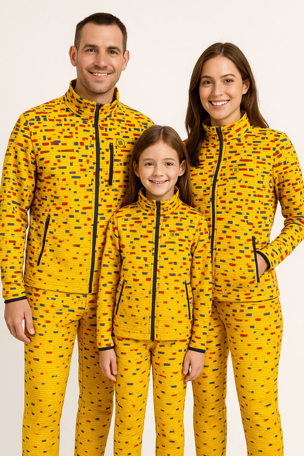 Full Sleeve Jacket with Full Zip and Zip Pocket - Family