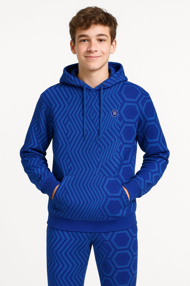 Hoodie with Kangaroo Pocket Full Sleeve  - Youth